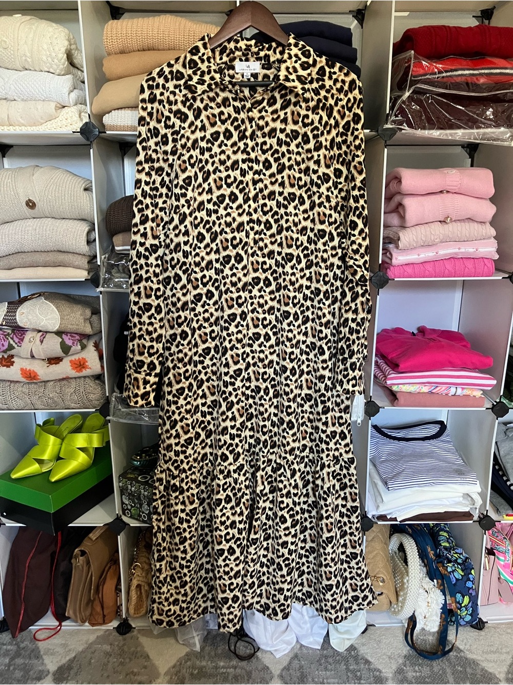Urban Daizy Leopard Print Maxi Dress